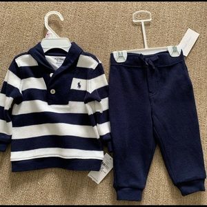 Ralph Lauren 9 month boy sweater set - NWT!